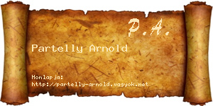 Partelly Arnold névjegykártya